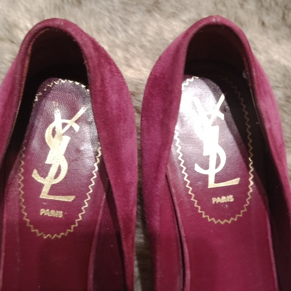 Yves Saint Laurent suede heels - Picture 12 of 16